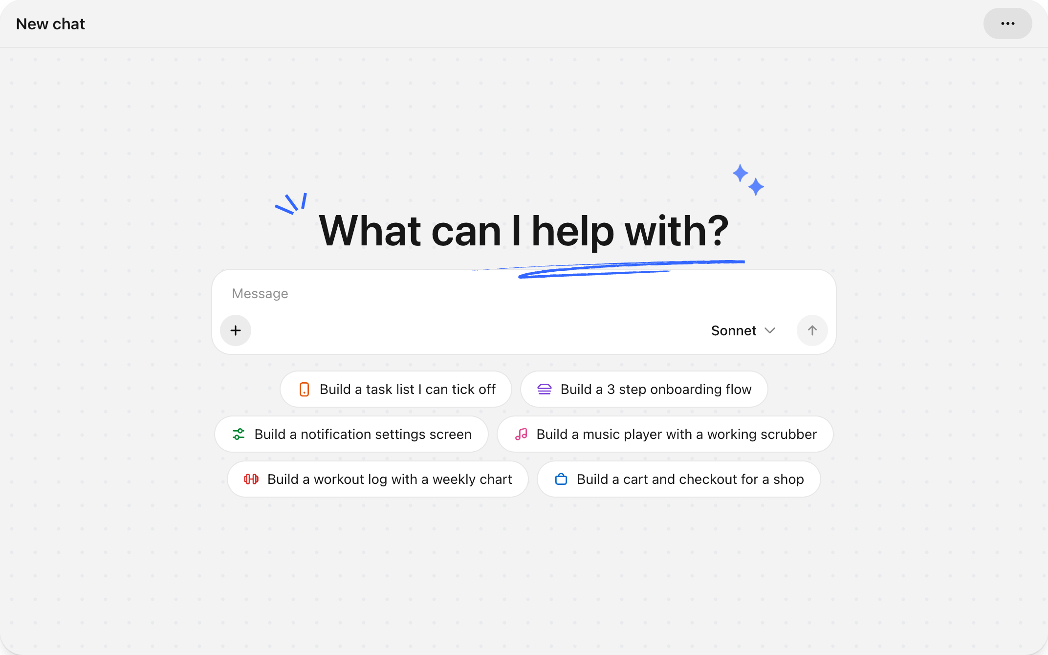 A request and its generated prototype held together in a single thread